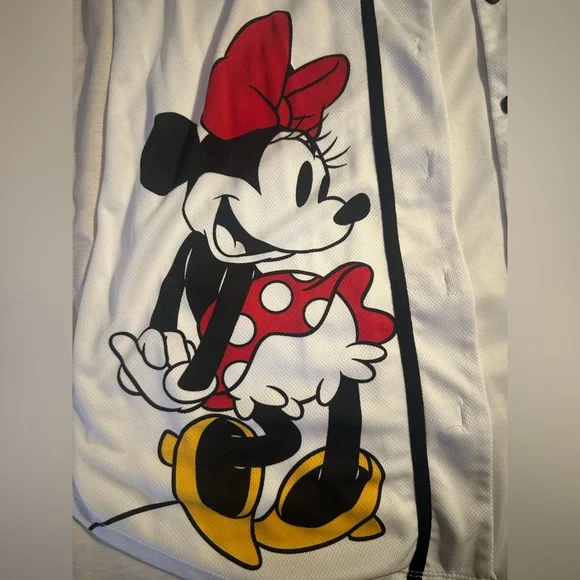 Disney Mickey and Minnie Kids Jersey - White, Red, Yellow - Picture 2 of 5
